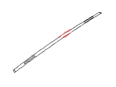 Nissan 73852-5SA0A MOULDING Assembly-Roof Side,RH