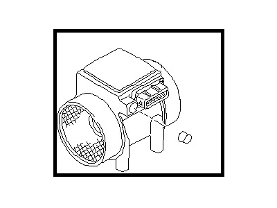 1987 Nissan 300ZX Mass Air Flow Sensor - 22680-25P00