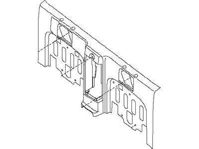 Nissan 79911-9BA0C GARNISH Back Panel