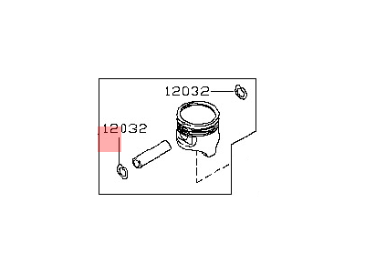 Nissan 12010-JA02C Piston W/PIN