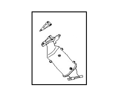 2000 Nissan Frontier Catalytic Converter - 208A0-F4526