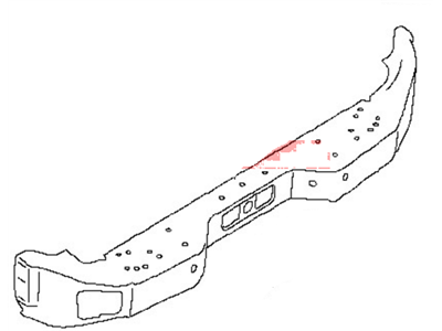 Nissan 85010-ZQ00A Bumper Kit-Rear