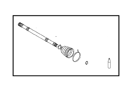 Nissan C97D1-JA00A Repair Kit-Dust B00T,Inner