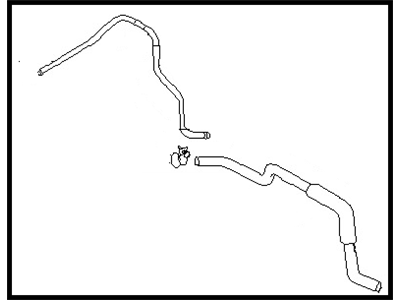 1995 Nissan Quest Power Steering Hose - 49726-0B002