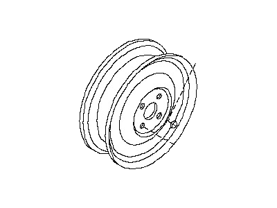 2007 Nissan Sentra Spare Wheel - 40300-ET077