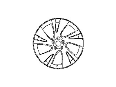 Nissan 40300-9UF8A Aluminum Wheel