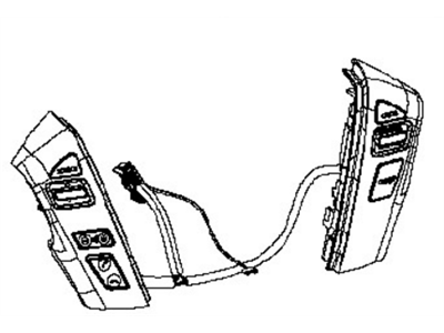 Nissan 25551-1PA0A Switch Assembly-ASCD