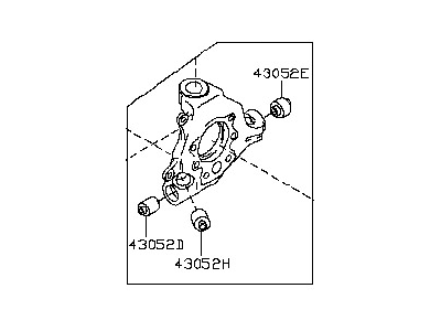 Nissan 43019-CN200 Housing Assy-Rear Axle,LH