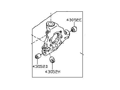 Nissan 43018-CN200 Housing Assy-Rear Axle,RH