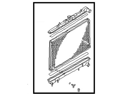 1994 Nissan 240SX Radiator - 21410-53F10