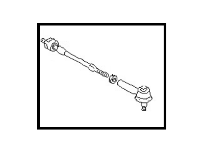 1987 Nissan Sentra Tie Rod End - 48510-53A25