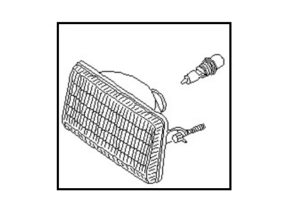 Nissan 26061-40A00 Headlamp Unit