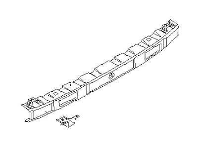 Nissan 85030-0W001 Reinforce-Inner Rear Bumper Center