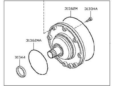 Nissan NV Oil Pump - 31340-1XJ0E