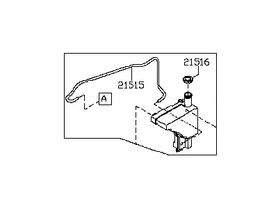 Nissan Versa Coolant Reservoir - 21710-ED000