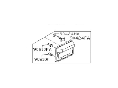 Nissan 90819-2W600 Finisher Assy-Back Door