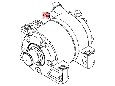 2011 Nissan Rogue A/C Compressor - 92610-JM01C