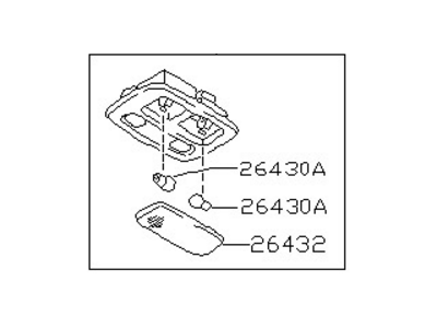 2001 Nissan Maxima Dome Light - 26430-2Y000