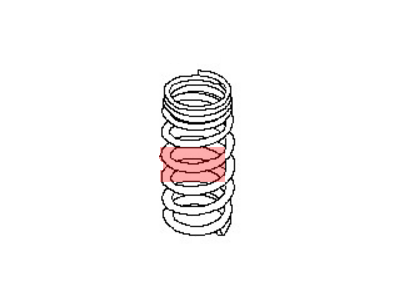 Nissan 55020-KB50A Spring - Rear Suspension