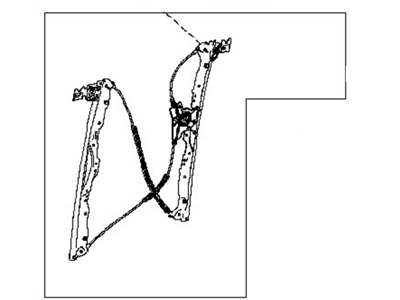 Nissan Titan Window Regulator - 80720-EZ00A