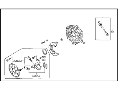 Nissan Sentra Alternator Case Kit - 23127-0M811