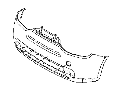 Nissan FBM22-3GY1H Front Bumper FASCIA