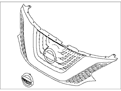 Nissan 62310-9UE1A Grille Radiator