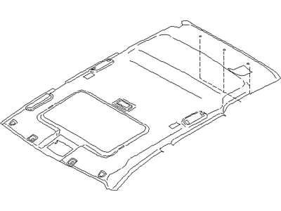 Nissan 73910-CB810 Headlining Assy