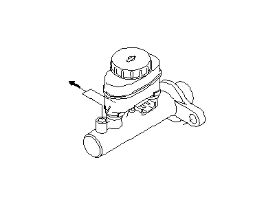 2001 Nissan Sentra Brake Master Cylinder - 46010-4Z710