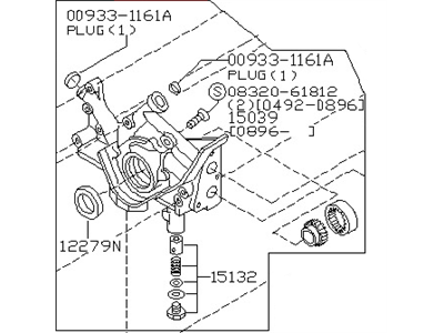 Nissan Quest Oil Pump - 15010-0B000