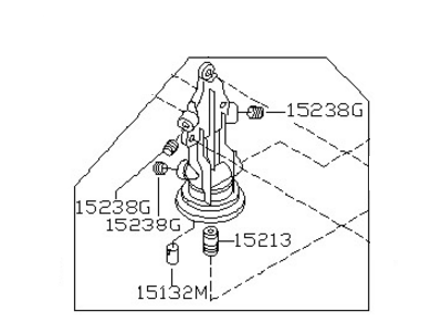 Nissan 15238-1B000 Bracket-Oil Filter