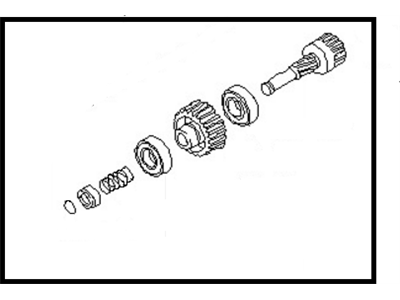 1986 Nissan Pulsar NX Starter Drive - 23312-M8110