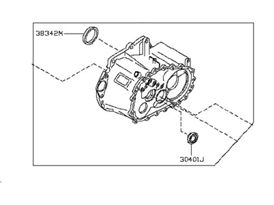 2008 Nissan Altima Bellhousing - 30400-JA61A