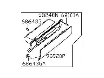 Nissan 68247-44P00 Finisher