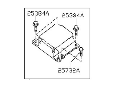 Nissan Pathfinder Air Bag Sensor - 98820-ZL09A