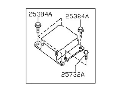 Nissan 98820-ZL09A Sensor-Side AIRBAG Center