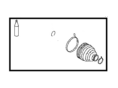 Nissan Rogue Sport CV Boot - C9B41-JE32B