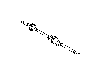 Nissan 39100-64Y10 Shaft Assy-Front Drive,RH