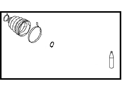 Nissan Rogue Sport CV Boot - C9GDA-4BA0A