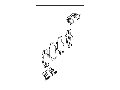 Nissan D4080-3NA0A Hardware Kit - Rear Brake