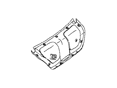 Nissan 84966-3TA0A FINISHER Trunk Lid