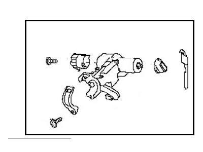 Nissan 48700-ET90A Lock Set-Steering