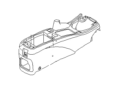 Nissan 96915-7Z210 Console Assy-Lower