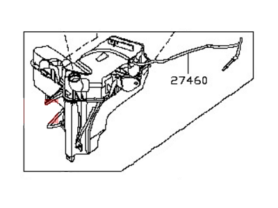 Nissan 28910-3JA0B Tank Assy-Windshield Washer