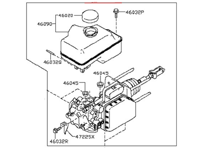 Nissan 46010-EZ43E Cylinder Brake Master