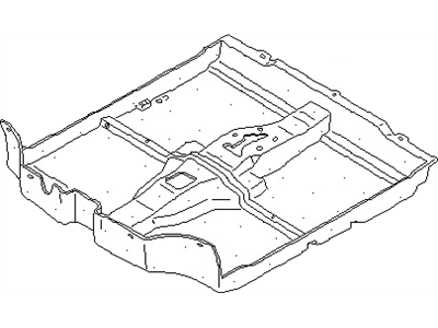 Nissan 74901-21P64 Carpet Floor Front Black