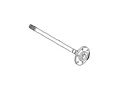 Nissan 38162-50W00 Shaft Rear Axle