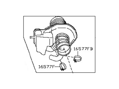 Nissan 16576-CA000 Duct Assembly-Air