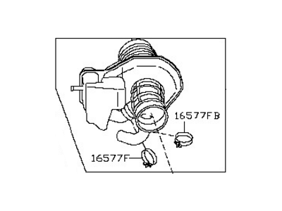 Nissan Murano Air Duct - 16576-CA02B