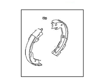 Nissan D4060-4CU1A Shoe Set-Parking Brake